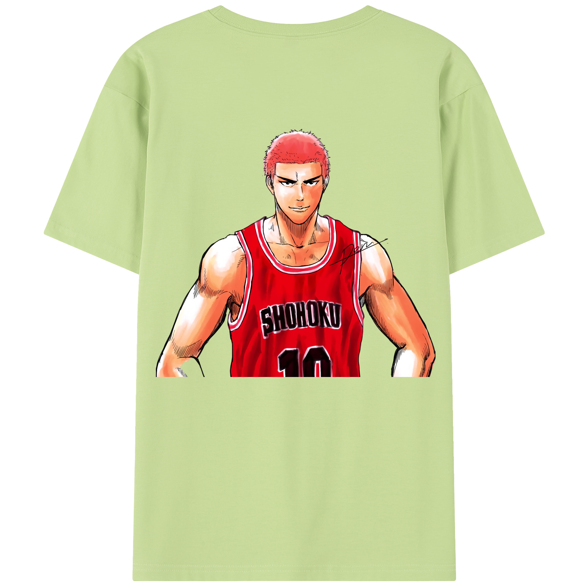 SLAM DUNK／スラムダンク 綿100％半袖Tシャツ（背面プリント）